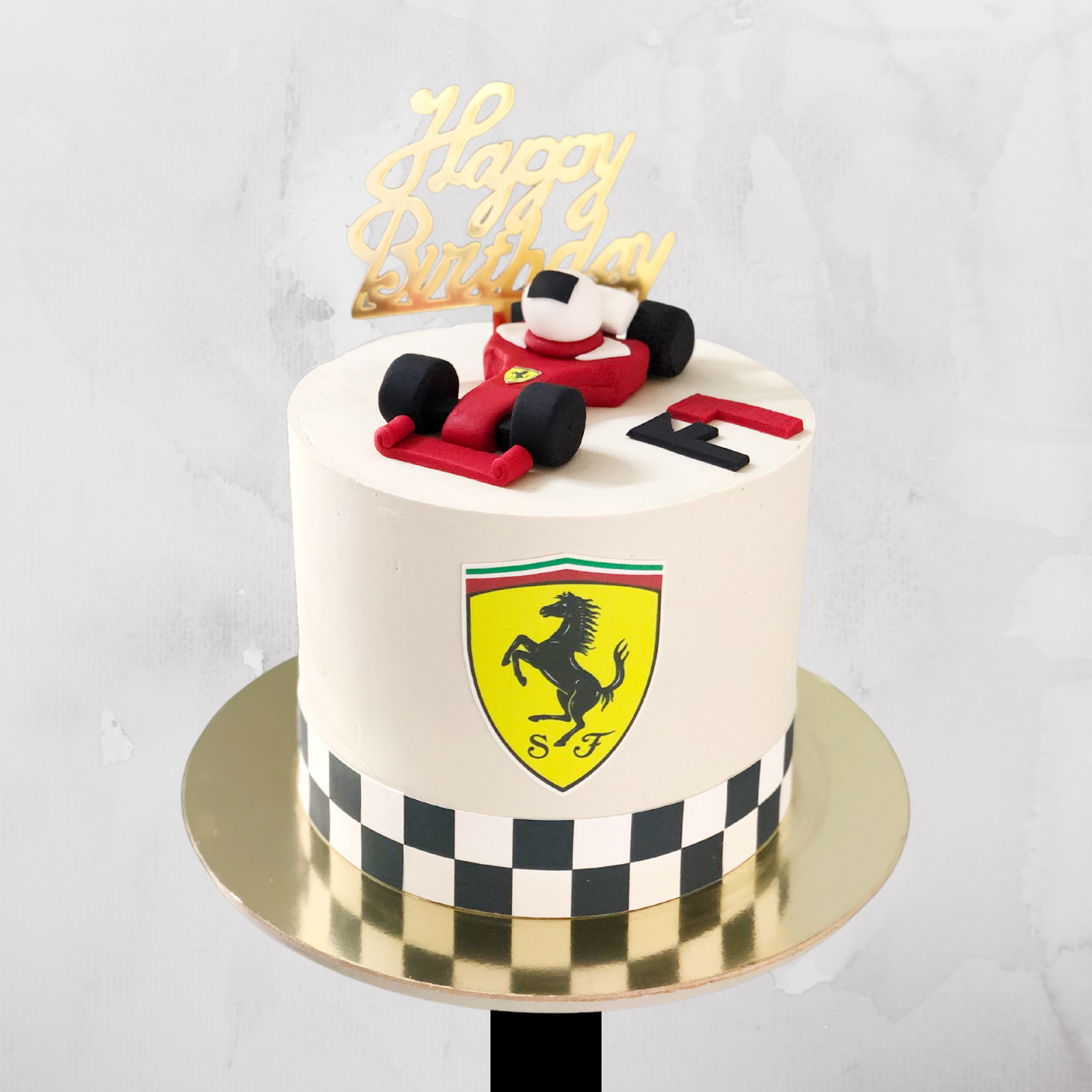 Ferrari Race Car Cake ? Formula One Birthday Delight